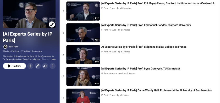 Perspectives mondiales sur l’IA : IP Paris présente la série d'interviews « AI Experts »