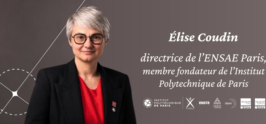 Élise Coudin nommée directrice de l’ENSAE Paris, membre fondateur de l’Institut Polytechnique de Paris